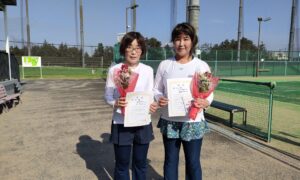 第2595回　東宝調布スポーツパーク　女子ダブルス準優勝:遠藤・田口ペア