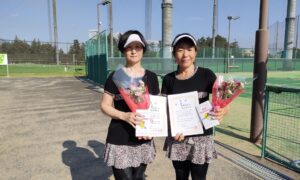 第2595回　東宝調布スポーツパーク　女子ダブルス優勝:塚原・藤澤ペア