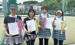 第2599回　百草テニスガーデン　女子ダブルスチーム戦優勝:「チームLEO」チーム
