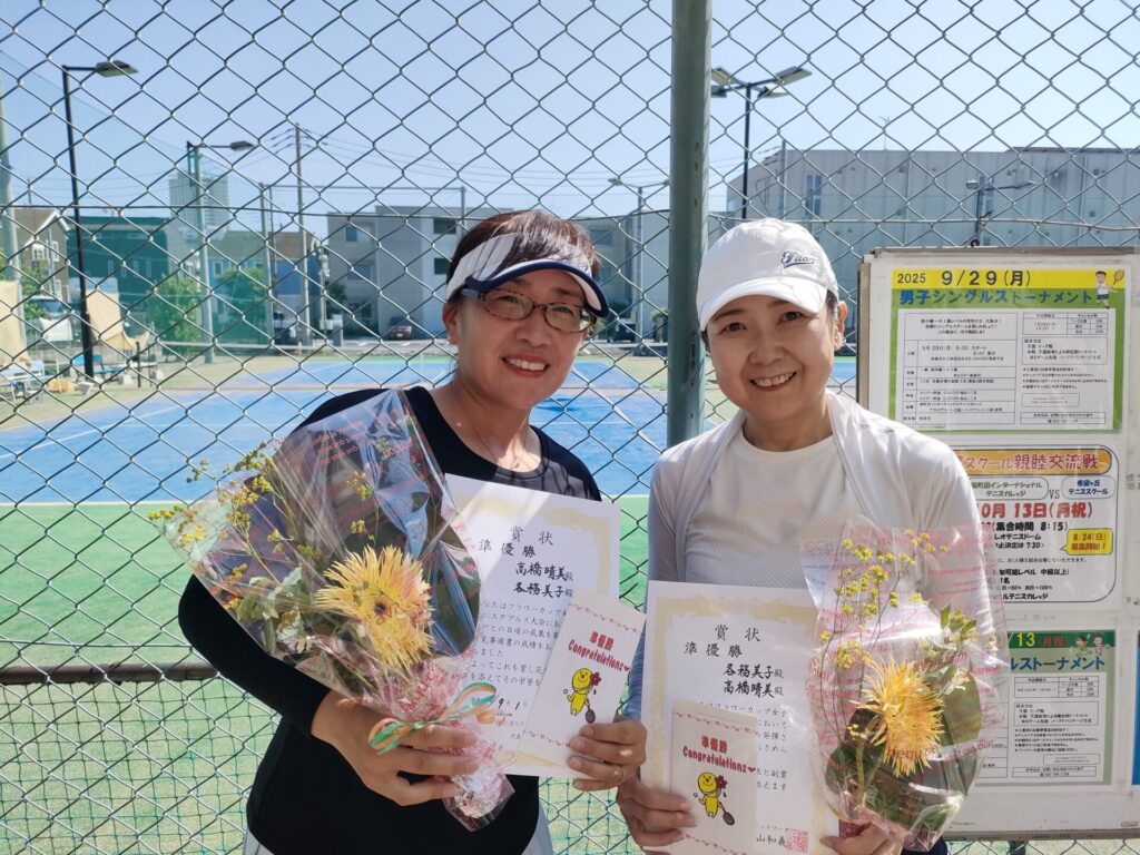 準優勝:高橋・各務ペア