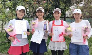 第2627回　桜台テニスクラブ　女子ダブルスチーム戦優勝:「ANKAKE」チーム
