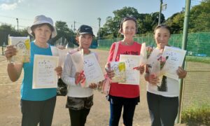 第2634回　桜田倶楽部 東京テニスカレッジ　女子ダブルスチーム戦準優勝:「チエリーズ」チーム