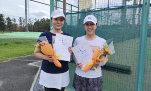 第2638回　東宝調布スポーツパーク　女子ダブルス優勝:新井・倉林ペア