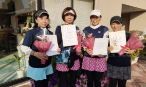 第2641回　緑ヶ丘テニスガーデン　女子ダブルスチーム戦優勝:「チームボブ」チーム