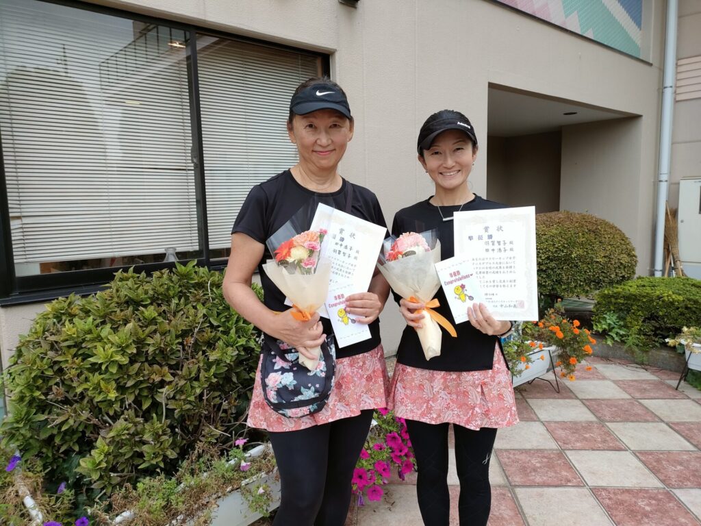 準優勝:田中 羽賀ペア