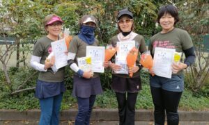 第2654回　桜台テニスクラブ　女子ダブルスチーム戦準優勝:「桜組」チーム