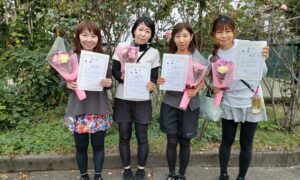 第2654回　桜台テニスクラブ　女子ダブルスチーム戦優勝:「ファースト」チーム
