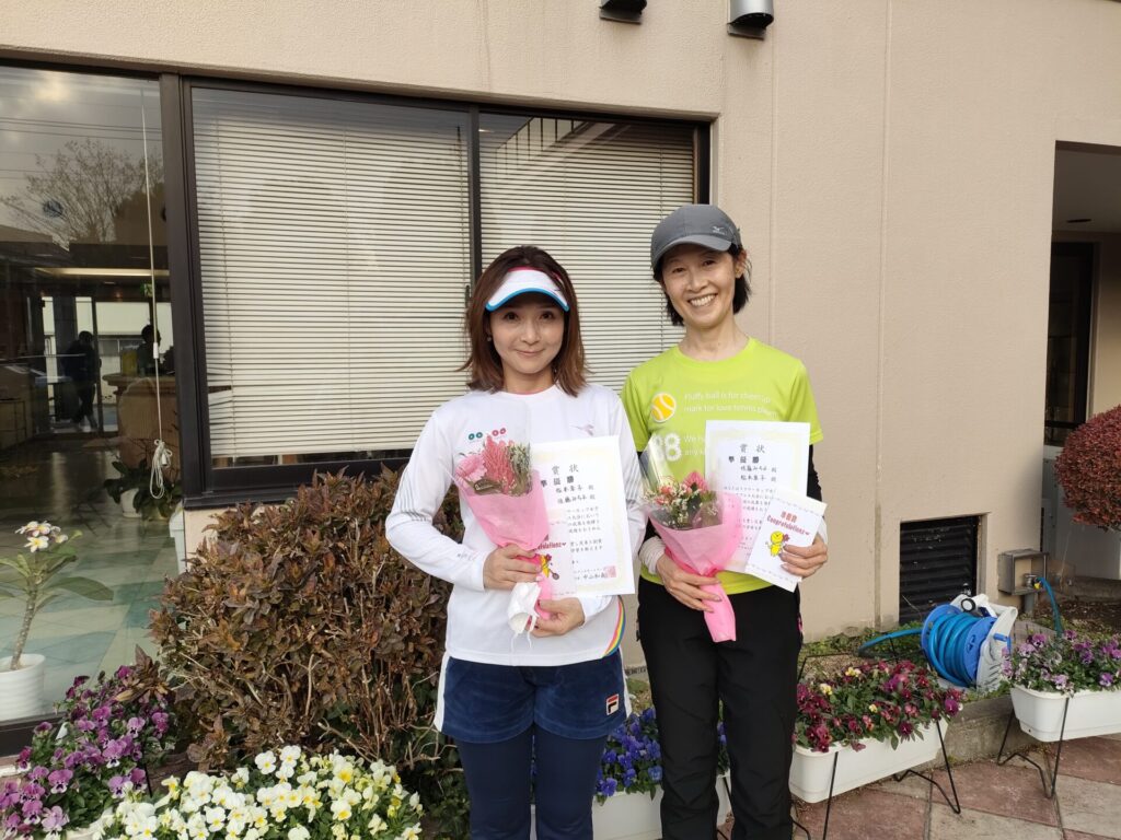 準優勝:松本・佐藤ペア