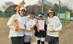 第2690回　桜田倶楽部 東京テニスカレッジ　女子ダブルスチーム戦準優勝:「チャオ」チーム