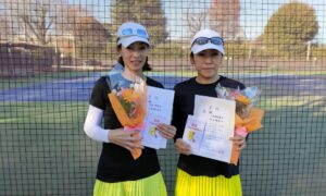 第2691回　MUFG PARKテニスコート　女子ダブルス優勝:中谷・山添ペア