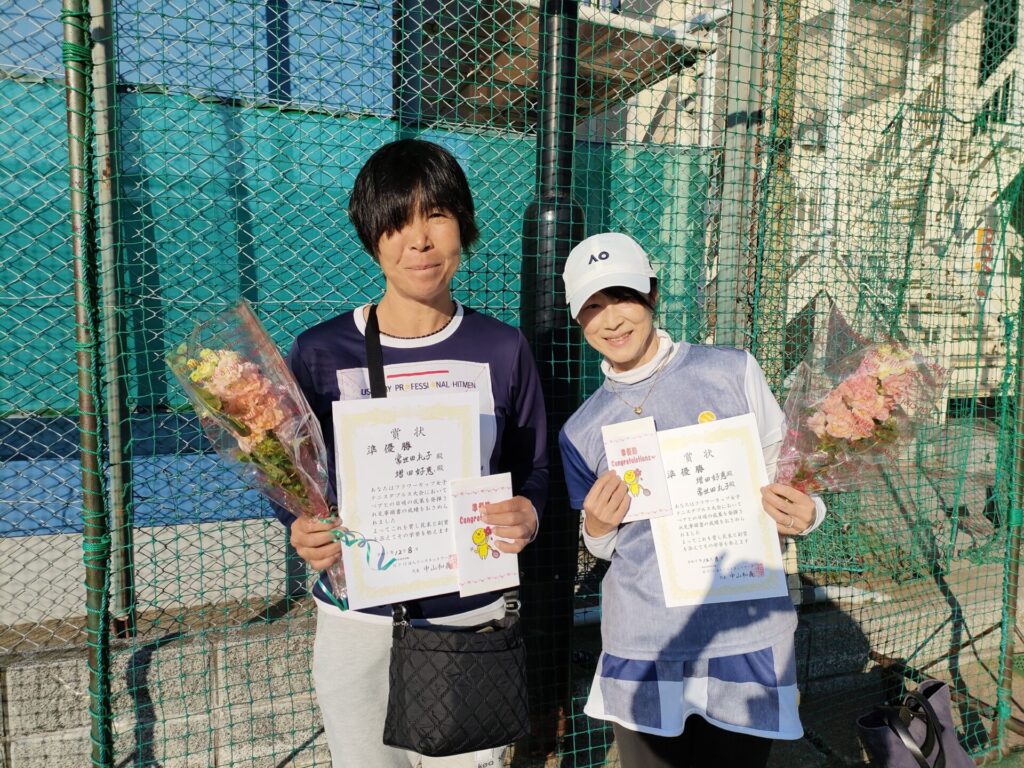 準優勝:常世田・増田ペア