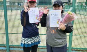 第2577回　百草テニスガーデン　女子ダブルス優勝: