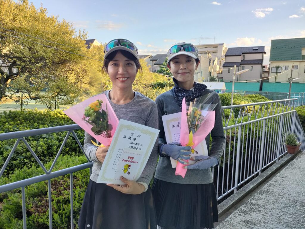 準優勝:梁川・安藤ペア