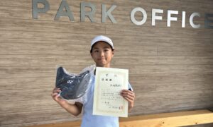 第52回　MUFG PARKテニスコート　中学生女子シングルス準優勝:北村美玖選手