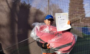 第73回　MUFG PARKテニスコート　小学生男子10才以下シングルス優勝:竹下隼矢選手