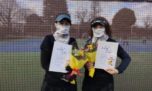 第2710回　MUFG PARKテニスコート　女子ダブルス　F4準優勝:古川・木村ペア