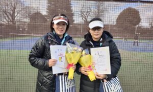 第2710回　MUFG PARKテニスコート　女子ダブルス　F4優勝:棚田・和田ペア