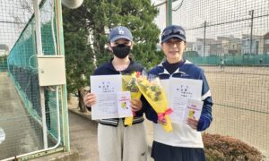 第2719回　関町ローンテニスクラブ　女子ダブルス　F3準優勝:加藤・加藤ペア