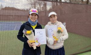 第2724回　MUFG PARKテニスコート　女子ダブルス　F3優勝:蜷川・佐藤ペア