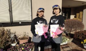 第2727回　緑ヶ丘テニスガーデン　女子ダブルス　F3準優勝:木村・伊澤ペア