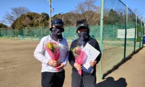 第2728回　桜田倶楽部 東京テニスカレッジ　女子ダブルス　FF優勝:枅川・阿久津ペア