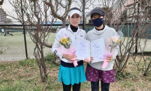 第2735回　桜台テニスクラブ　女子ダブルス　F4優勝:山口・石山ペア
