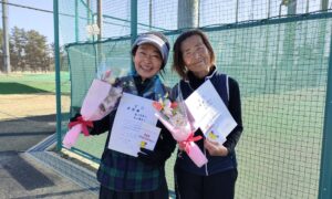 第2739回　東宝調布スポーツパーク　女子ダブルス　FB準優勝:辰巳・米山ペア
