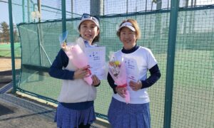 第2739回　東宝調布スポーツパーク　女子ダブルス　FB優勝:田中・飯野ペア