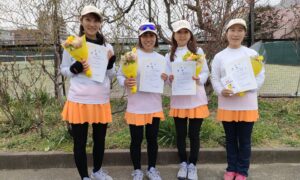 第2745回　桜台テニスクラブ　女子ダブルスチーム戦　FT優勝:「ねずみとり」チーム