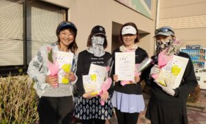 第2758回　緑ヶ丘テニスガーデン　女子ダブルスチーム戦　FTB準優勝:「K2MY」チーム