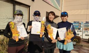 第2758回　緑ヶ丘テニスガーデン　女子ダブルスチーム戦　FTB優勝:「Smile First」チーム