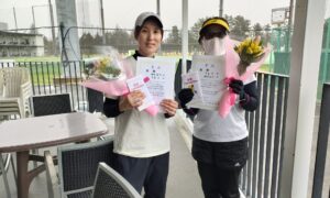 第2762回　東宝調布スポーツパーク　女子ダブルス　F3優勝:櫻井・寺島ペア