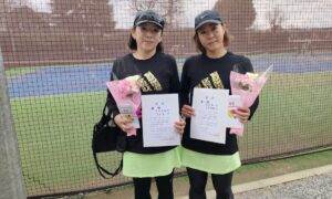 第2763回　MUFG PARKテニスコート　女子ダブルス　FB優勝:吉澤・宮澤ペア