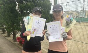 第2766回　関町ローンテニスクラブ　女子ダブルス　F4優勝:前原・川原ペア