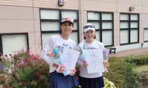 第2768回　緑ヶ丘テニスガーデン　女子ダブルス　FF優勝:月川・福田ペア