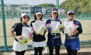 第2769回　百草テニスガーデン　女子ダブルスチーム戦　FTB準優勝:「アルファード」チーム
