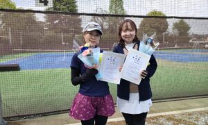 第2771回　MUFG PARKテニスコート　女子ダブルス　FF準優勝:中村・赤井ペア