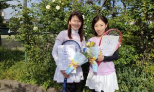 第2773回　桜台テニスクラブ　女子ダブルス　F3準優勝:松澤・山田ペア