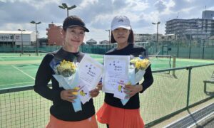 第2774回　東宝調布スポーツパーク　女子ダブルス　FB優勝:澤井・増沢ペア