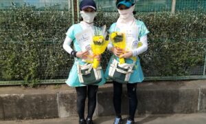 第2780回　関町ローンテニスクラブ　女子ダブルス　FF準優勝:成澤・日高ペア