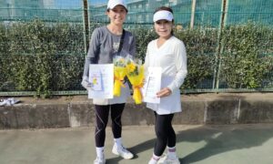 第2781回　関町ローンテニスクラブ　女子ダブルス　F4優勝:青木・太田ペア
