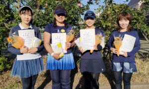 第2783回　桜台テニスクラブ　女子ダブルスチーム戦　FTB準優勝:「camos-T」チーム