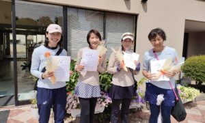 第2791回　緑ヶ丘テニスガーデン　女子ダブルスチーム戦　FT準優勝:「さっちゃん」チーム