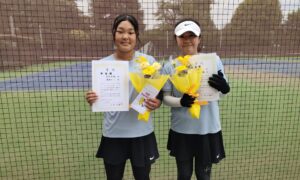 第2792回　MUFG PARKテニスコート　女子ダブルス　F4準優勝:當麻・當麻ペア