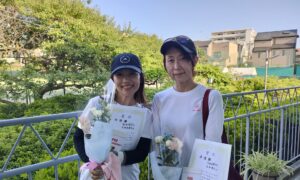 第2795回　桜台テニスクラブ　女子ダブルス　F4準優勝:石田・大西ペア
