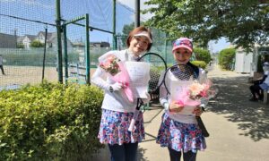 第2799回　善福寺公園テニスクラブ　女子ダブルス　FF優勝:村上・石坂ペア