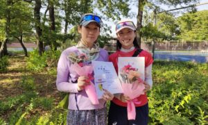 第2801回　MUFG PARKテニスコート　女子ダブルス　F3準優勝:麻生・下田ペア