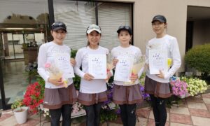 第2804回　緑ヶ丘テニスガーデン　女子ダブルスチーム戦　FTBB準優勝:「ＢＯＮＩＴＡ」チーム