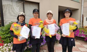 第2804回　緑ヶ丘テニスガーデン　女子ダブルスチーム戦　FTBB優勝:「アナ雪」チーム