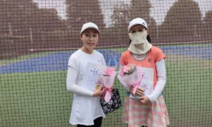 第2805回　MUFG PARKテニスコート　女子ダブルス　F4準優勝:中倉・染谷ペア